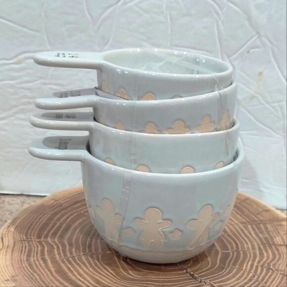 Neutral Tan Gingerbread Nesting Measuring Cups Ciroa Bakehouse Masterclass - Picture 2 of 16